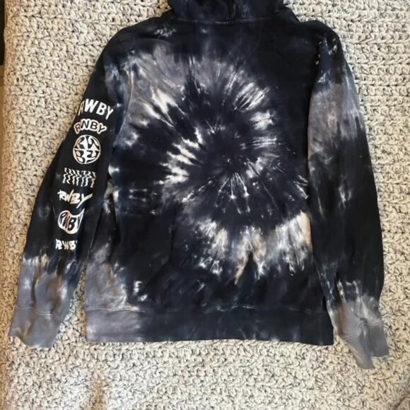 Large RWBY Yang Xiao Tie Dye Hoodie - Picture 3 of 4